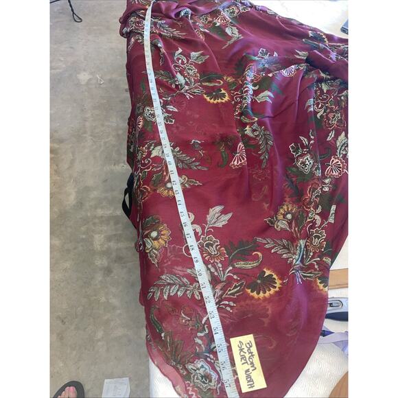 Kate & Lily Boho Tiered Maxi Dress Floral Stretch Flowy Long Sleeve Size 6 EUC - Picture 10 of 13